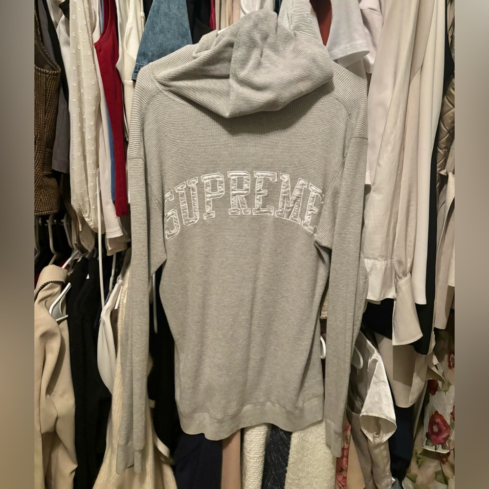 Supreme Waffle Hoodie